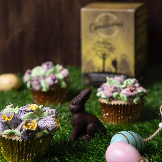 Vegan Vanilla Easter Cupcakes