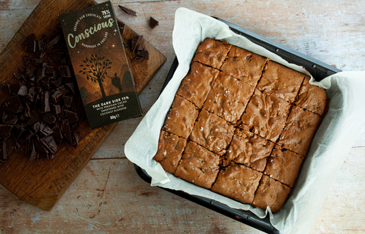 Dark 75% Almond Butter Blondies