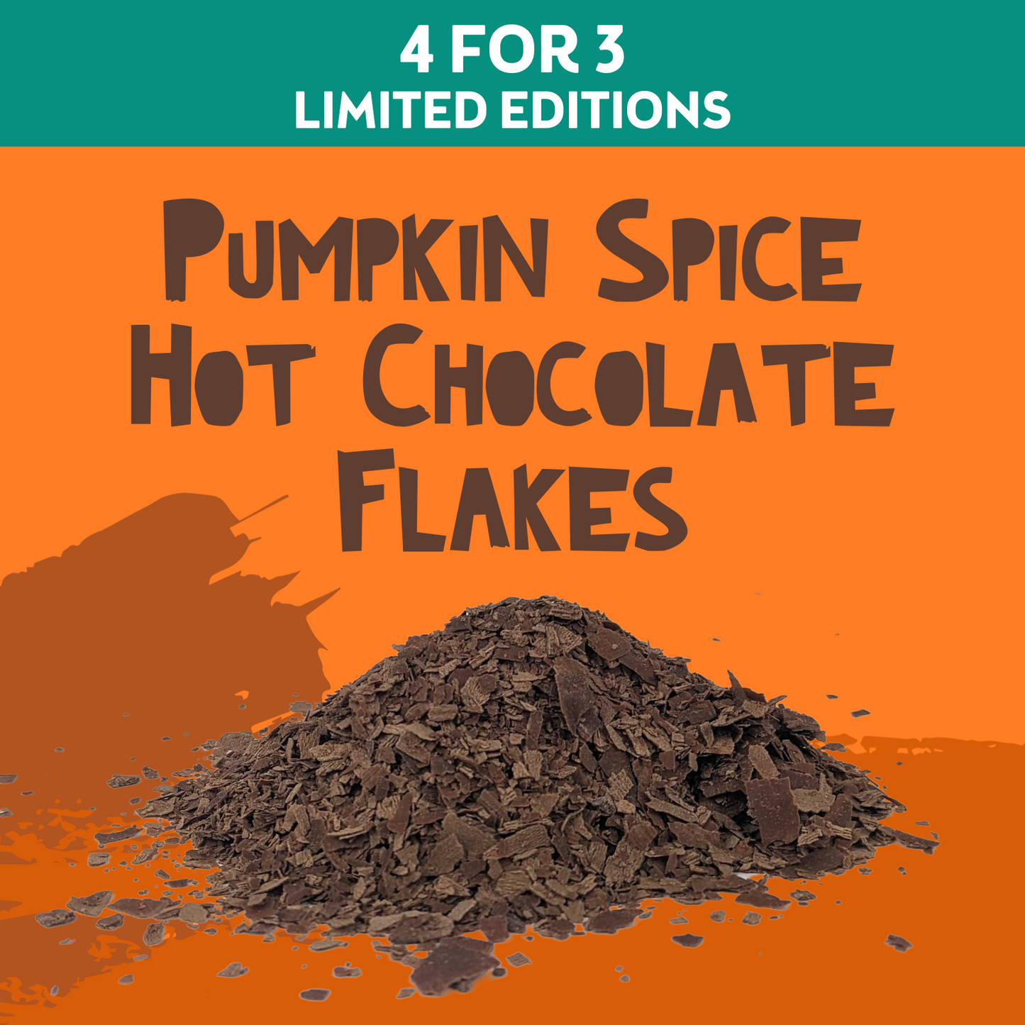 Pumpkin Spice Hot Chocolate Flakes
