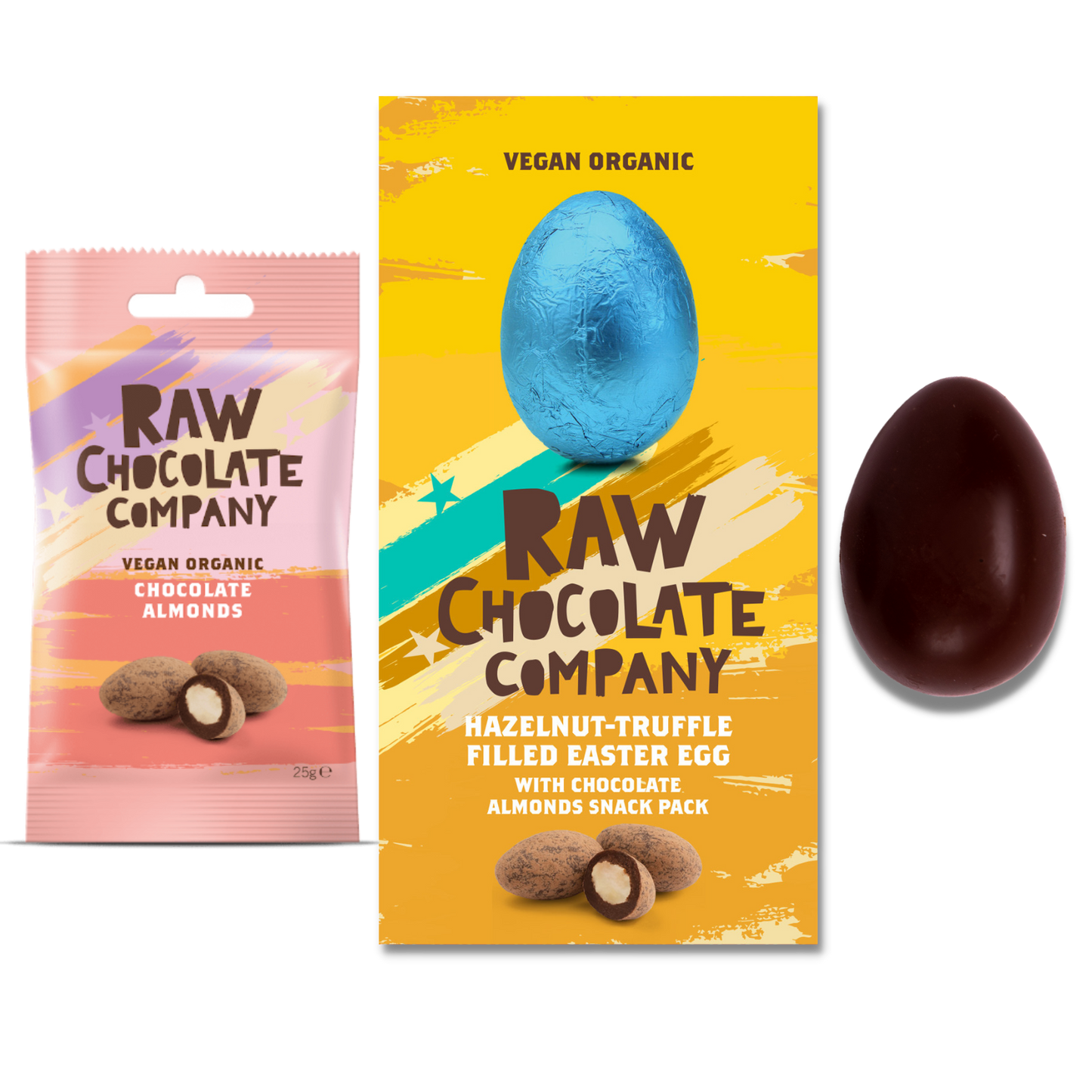 Raw Chocolate Company Easter Egg with Almonds