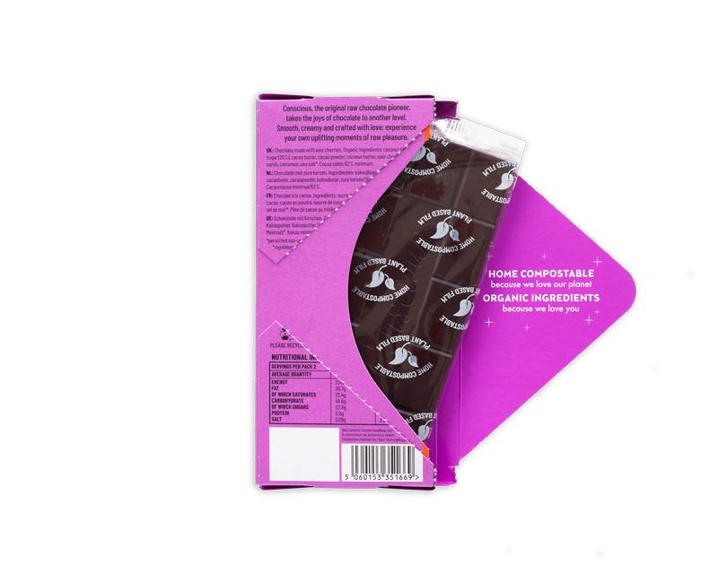 Sour Cherry 60g - Conscious Chocolate