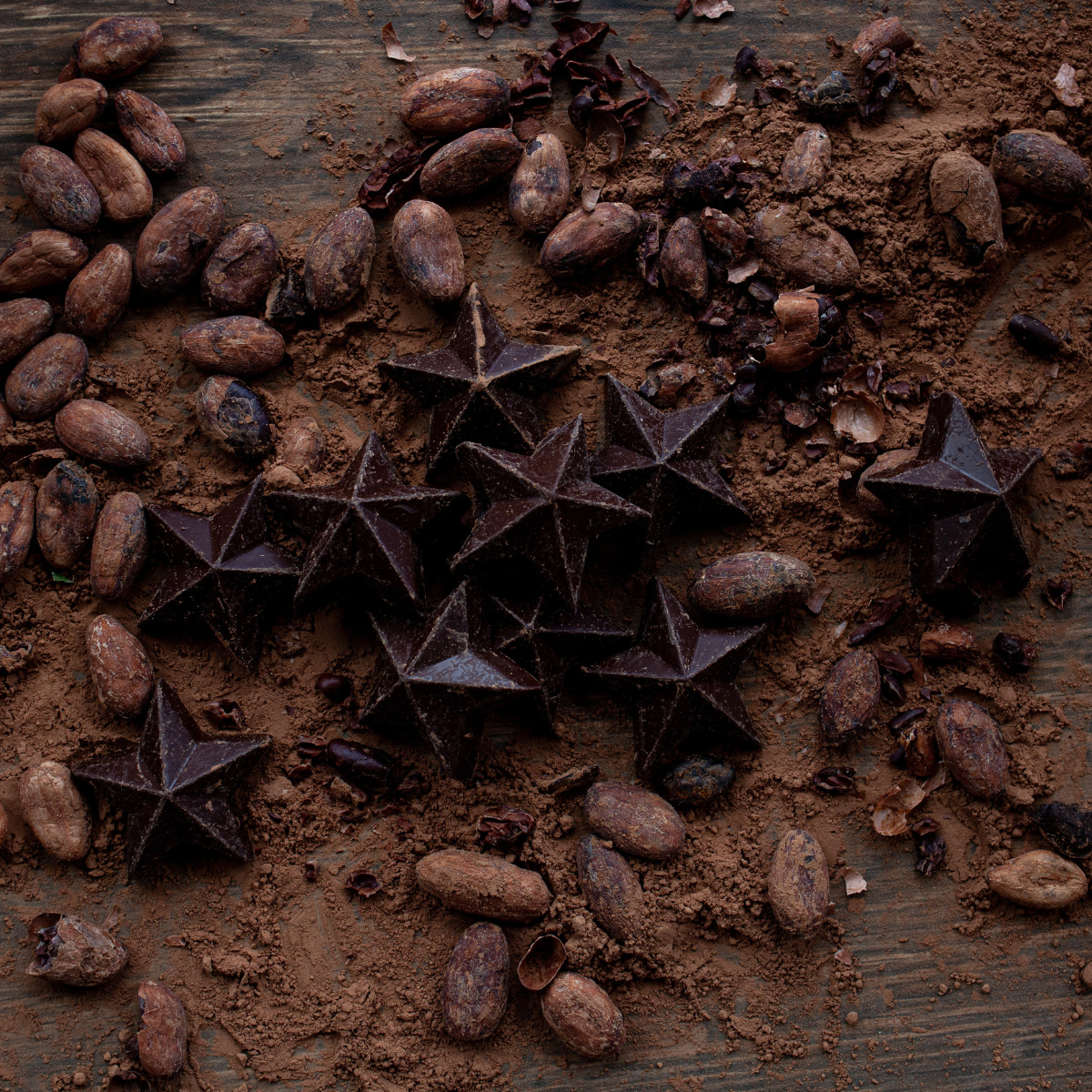 Dark Chocolate Stars
