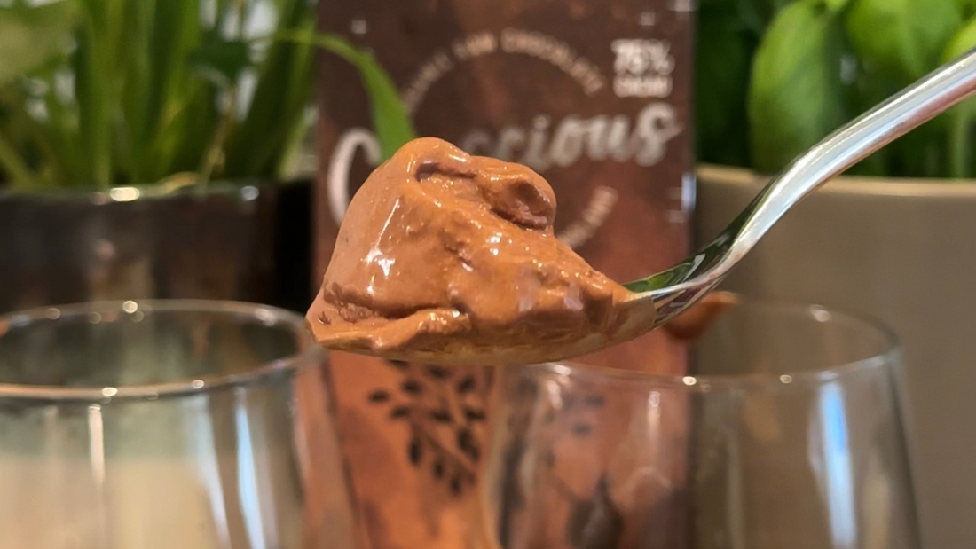 Dark Chocolate Sorbet - Using a Ninja Ice Cream Maker