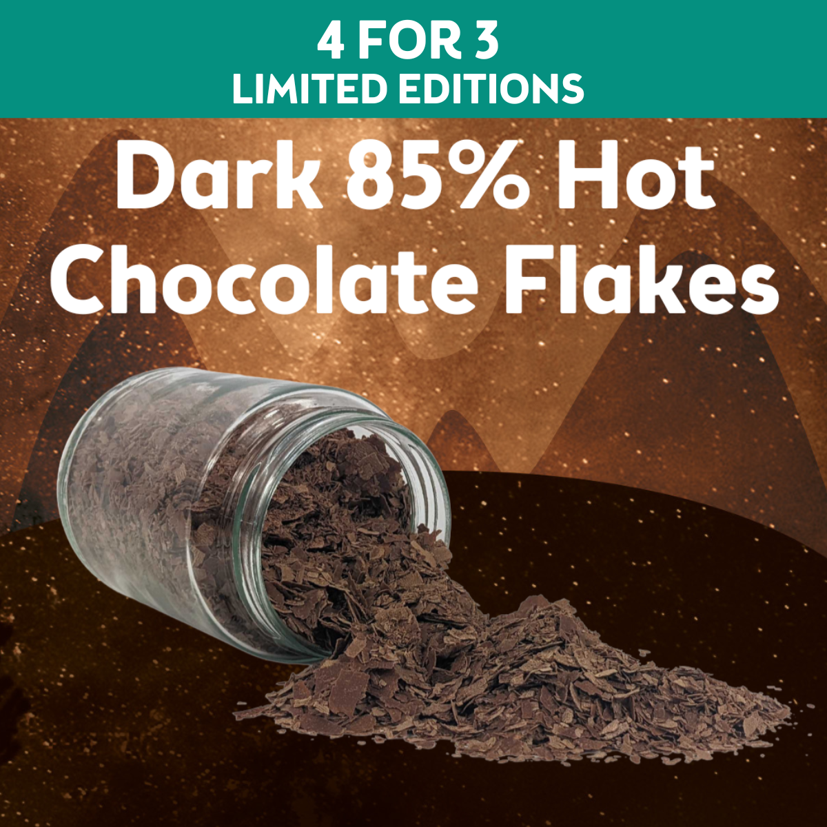 Dark 85% Hot Chocolate Flakes