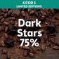 Dark Chocolate Stars