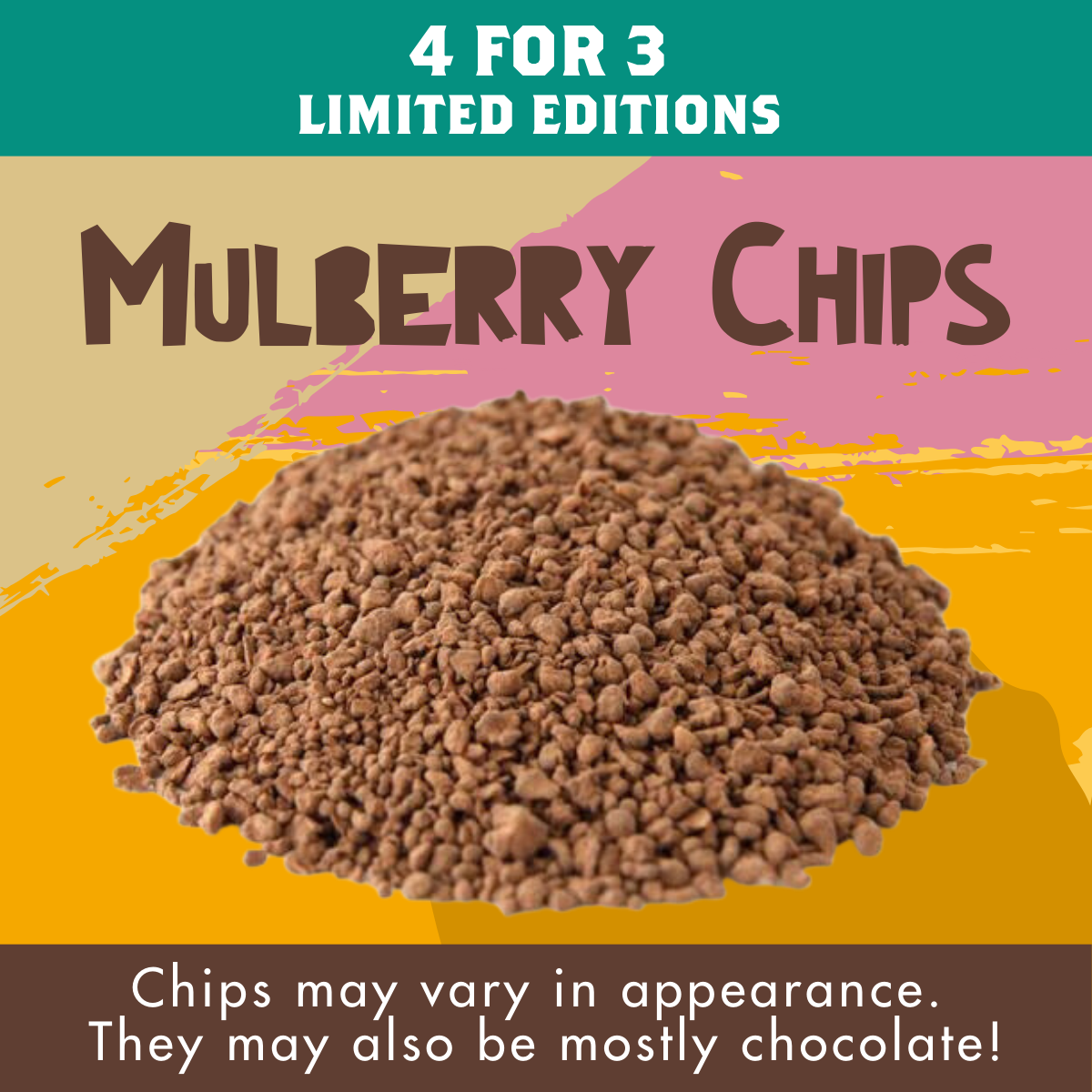 Chocolate Mulberry Chips