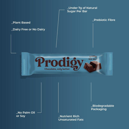 Prodigy - Dark Sea Salt Chocolate Bar